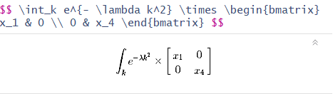 Including math is easy in RMarkdown